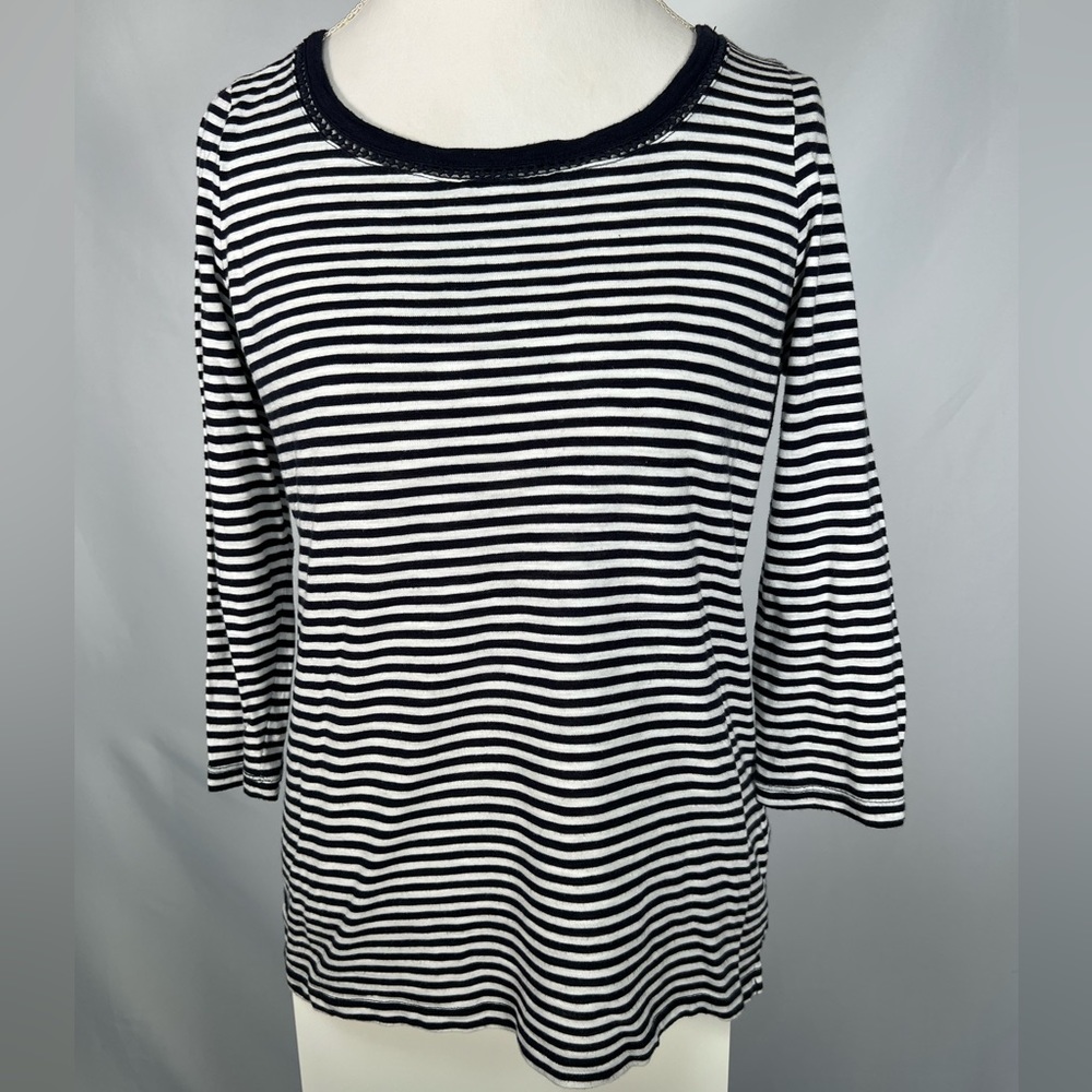 Talbots stripe t shirt